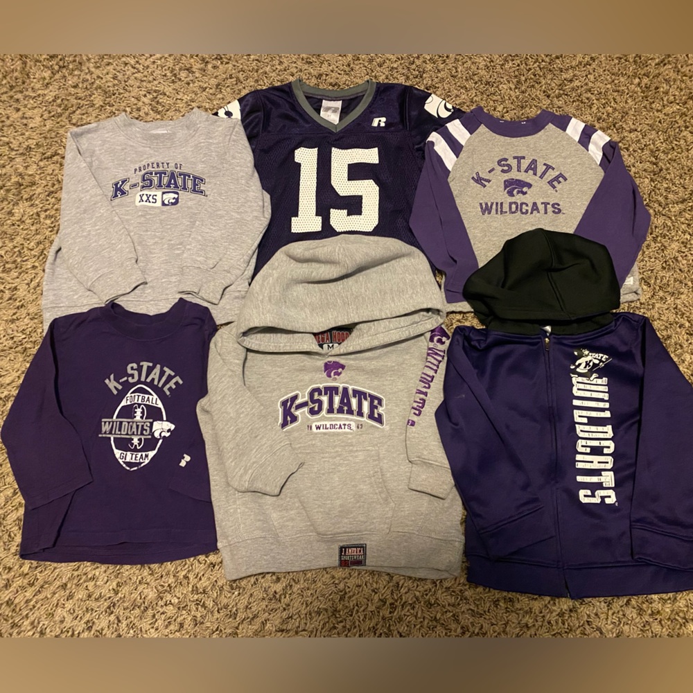 Bundle K-State Wildcats toddler clothes/hoodies/Jersey 3T